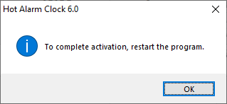 Restart Hot Alarm Clock